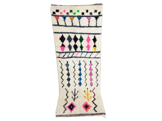 Moroccan berber carpet 215x78cm