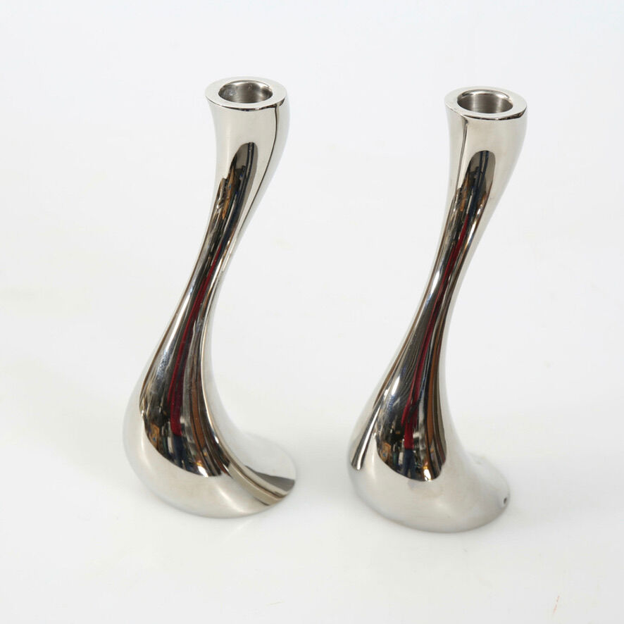 Pair of candlesticks "Cobra" by Georg Jensen