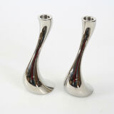 Pair of candlesticks "Cobra" by Georg Jensen