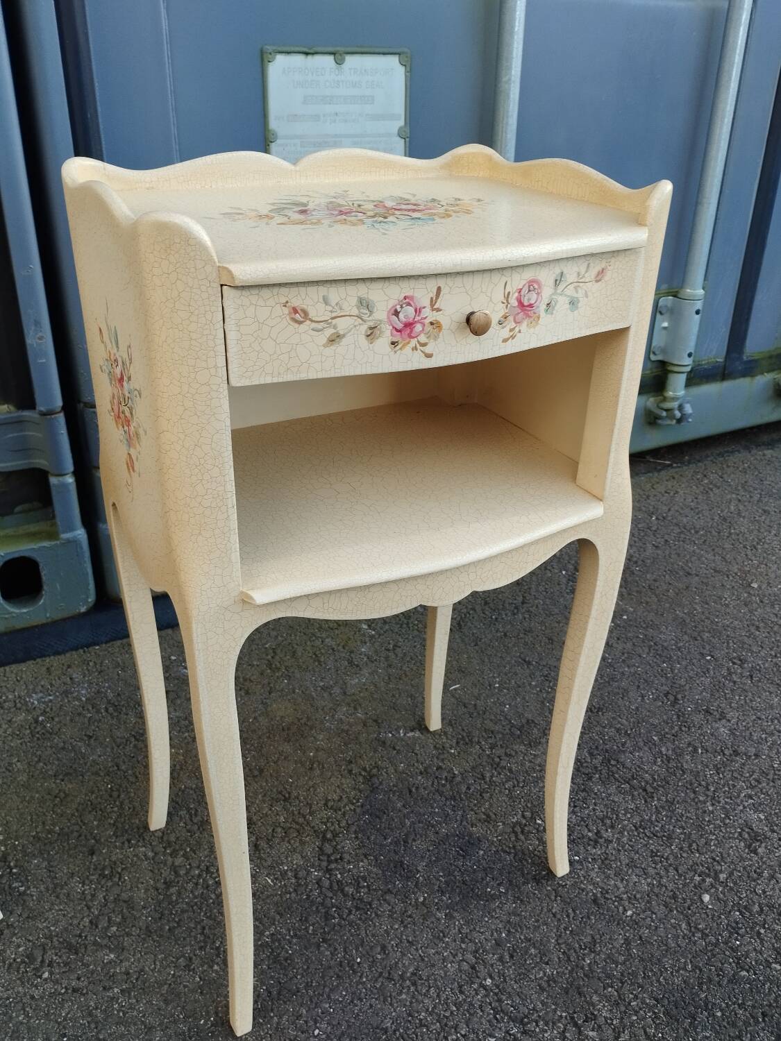 Pair of old Louis XV style bedside tables