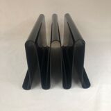 Vinyl door / black plexiglass magazine holder