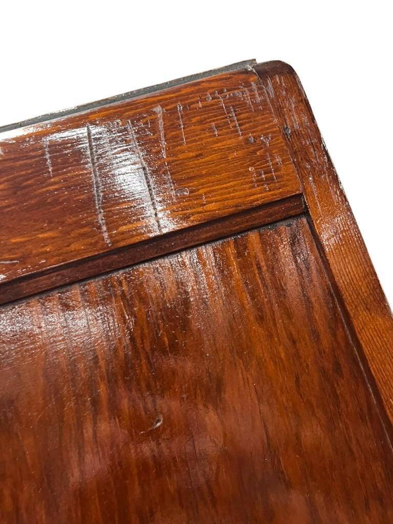 Vintage wooden wardrobe / filing cabinet / entrance cabinet