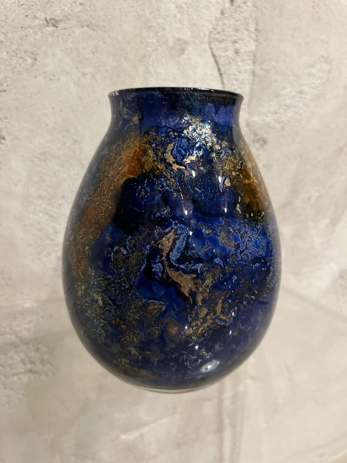 Vase laqué 1970