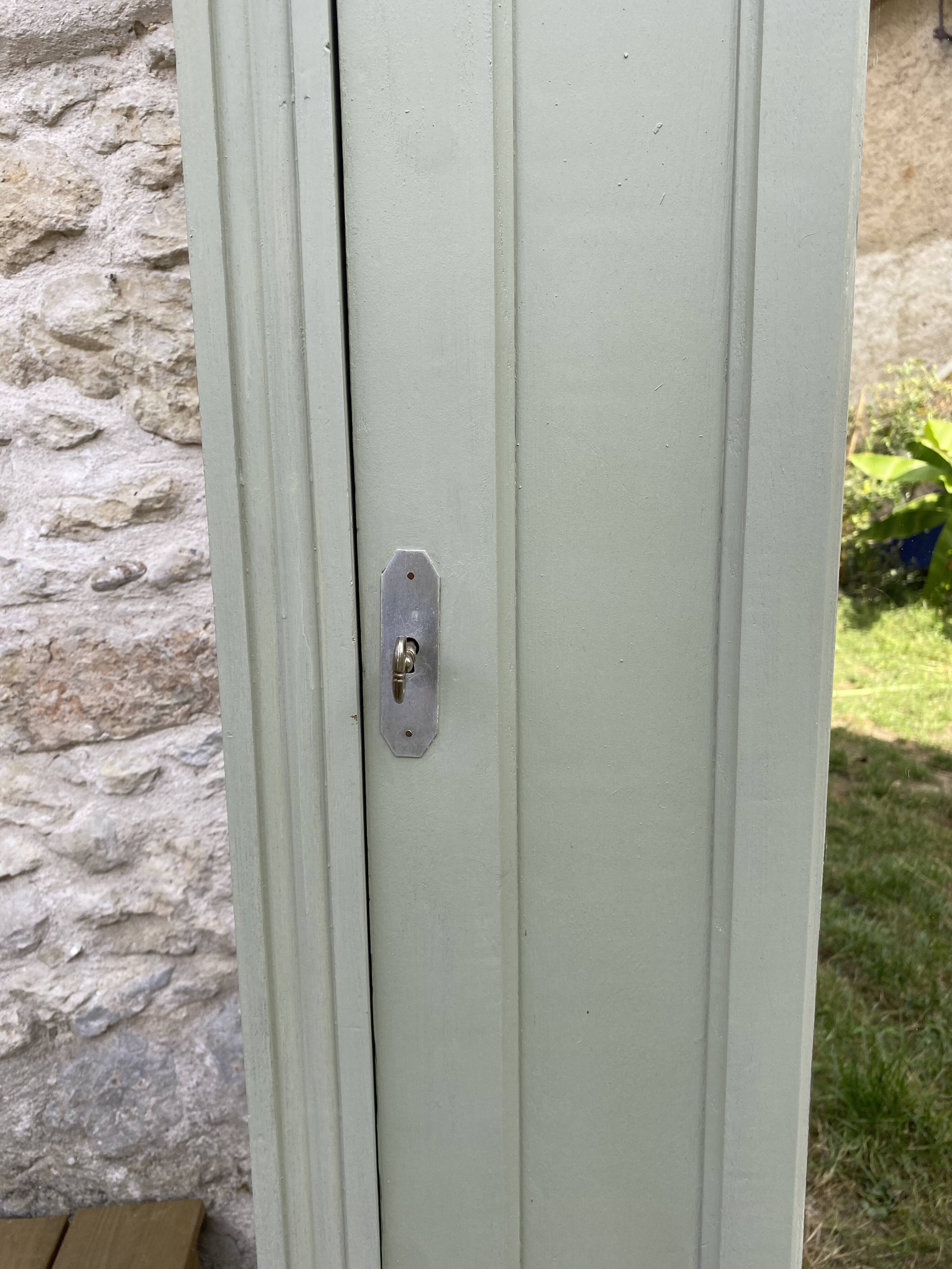 Vintage wardrobe with one door