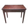 Game table, solid wood and mahogany veneer, nineteenth century