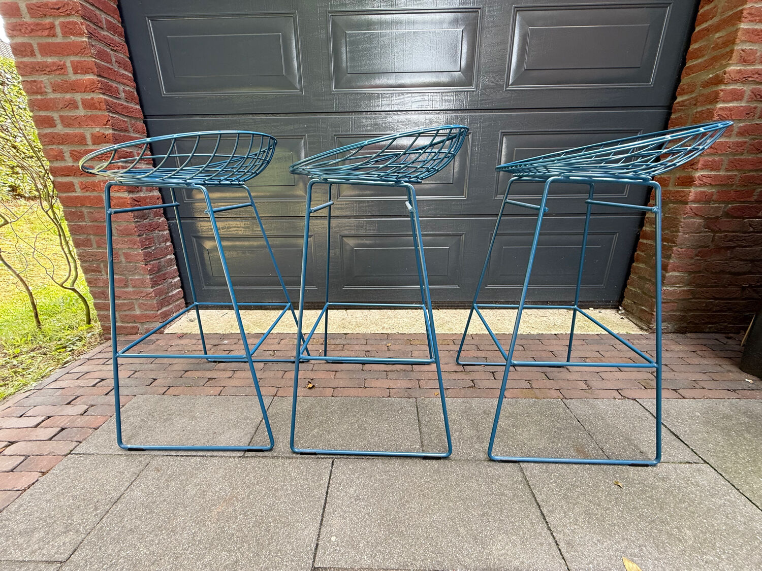 Set of 3 Pastoe bar chairs
