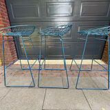 Set of 3 Pastoe bar chairs