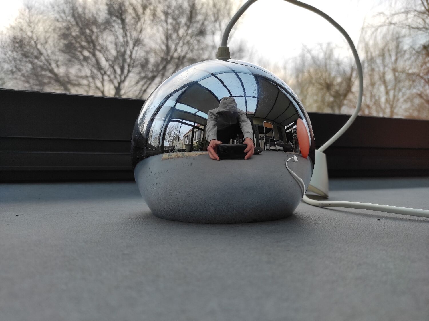 Eyeball 1970 stainless steel, chrome