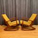Set of Danish rocking chairs by Georg Jensen for Kubus Furniture, 1950s