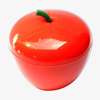 Apple orange plastic ice bucket ice years 70