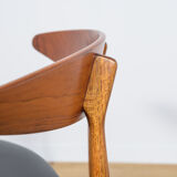 Mid century danish ch33 dining chairs by Hans J. Wegner for Carl Hansen & søn, set of 4