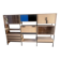 Bibliothèque modulable années 50-60