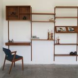 Mid-Century Shelves & Wall Units & Desk by Kai Kristiansen for FM Mobler, 1