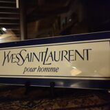 Enseigne yves saint laurent vintage annee 80