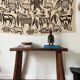 Table d’appoint brutaliste circa 1950/60