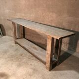 Old workbench with professional furniture