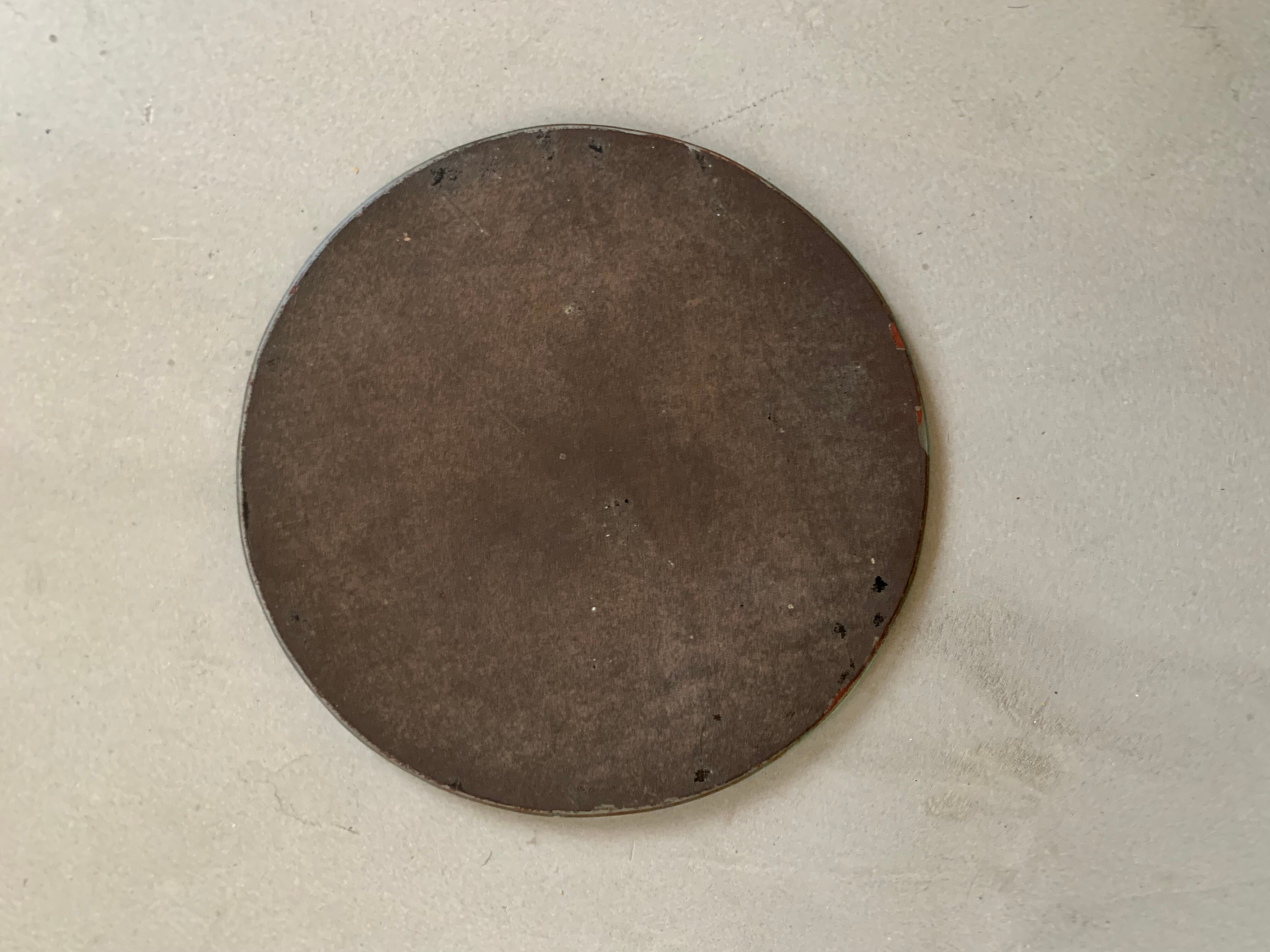 Beveled table mirror D18cm