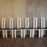 Set of 8 Italian Dining Chairs by Pietro Costantini for Ello, 1970s