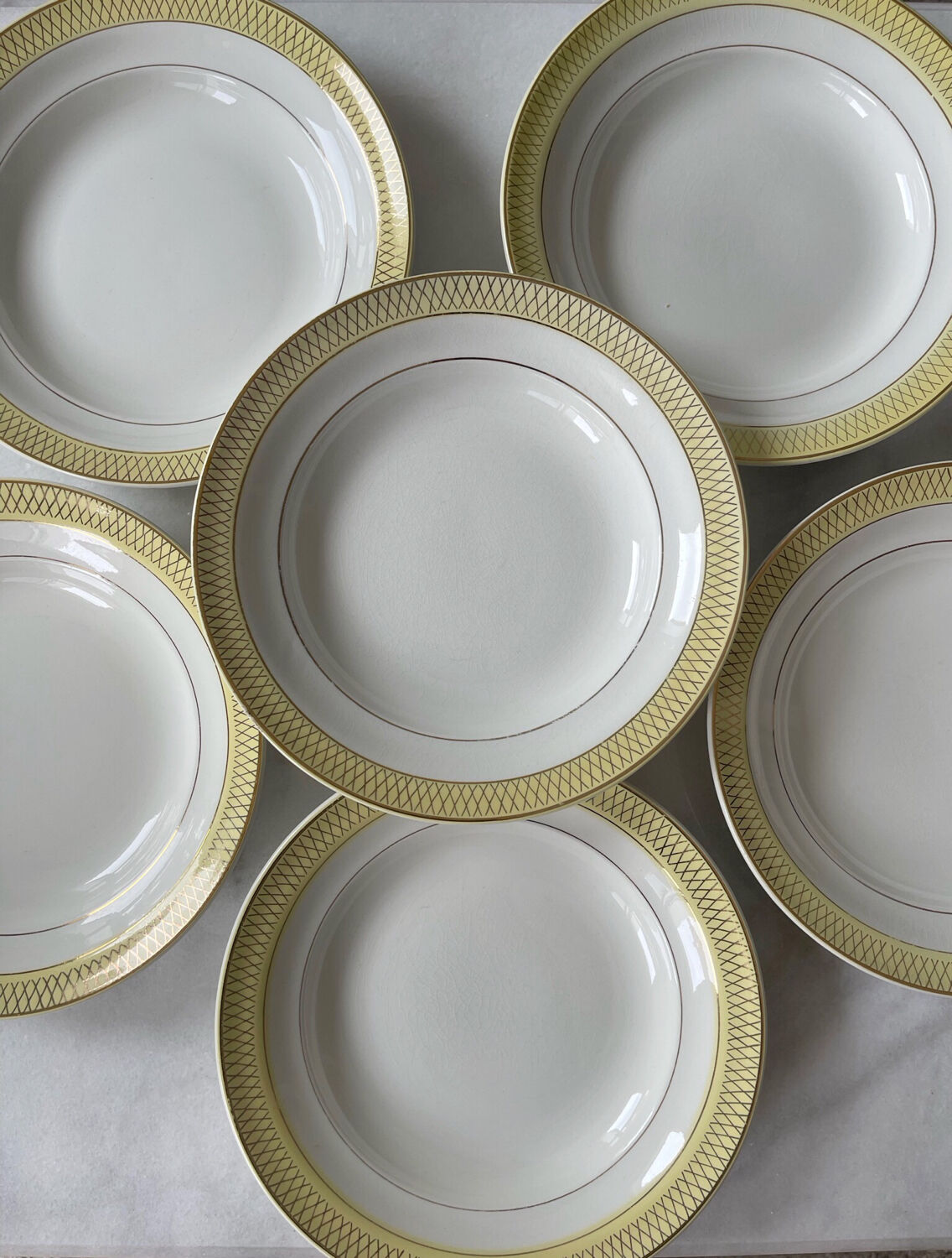 Lot de 6 assiettes creuses