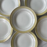 Set of 6 hollow plates