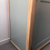 Verdigris two-door wardrobe