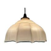 Opaline chandelier Czechoslovakian design 1960s