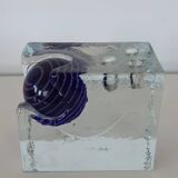 Glass candlestick, 80s