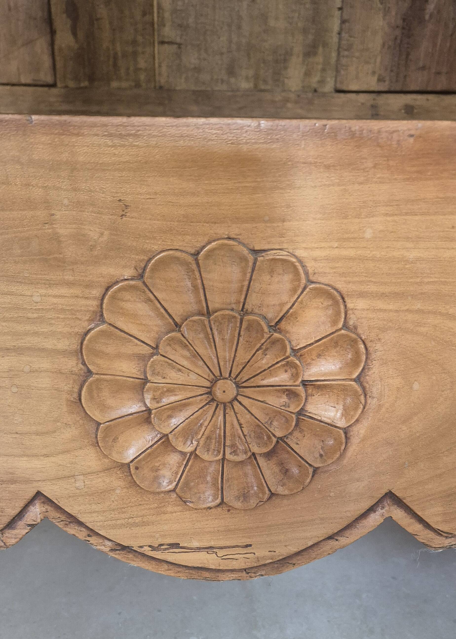 Cherry wood buffet, carved in the Louis XV style - early 19th century