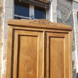 Parisian cabinet art deco raw wood