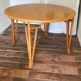 Table set and 4 rattan chairs