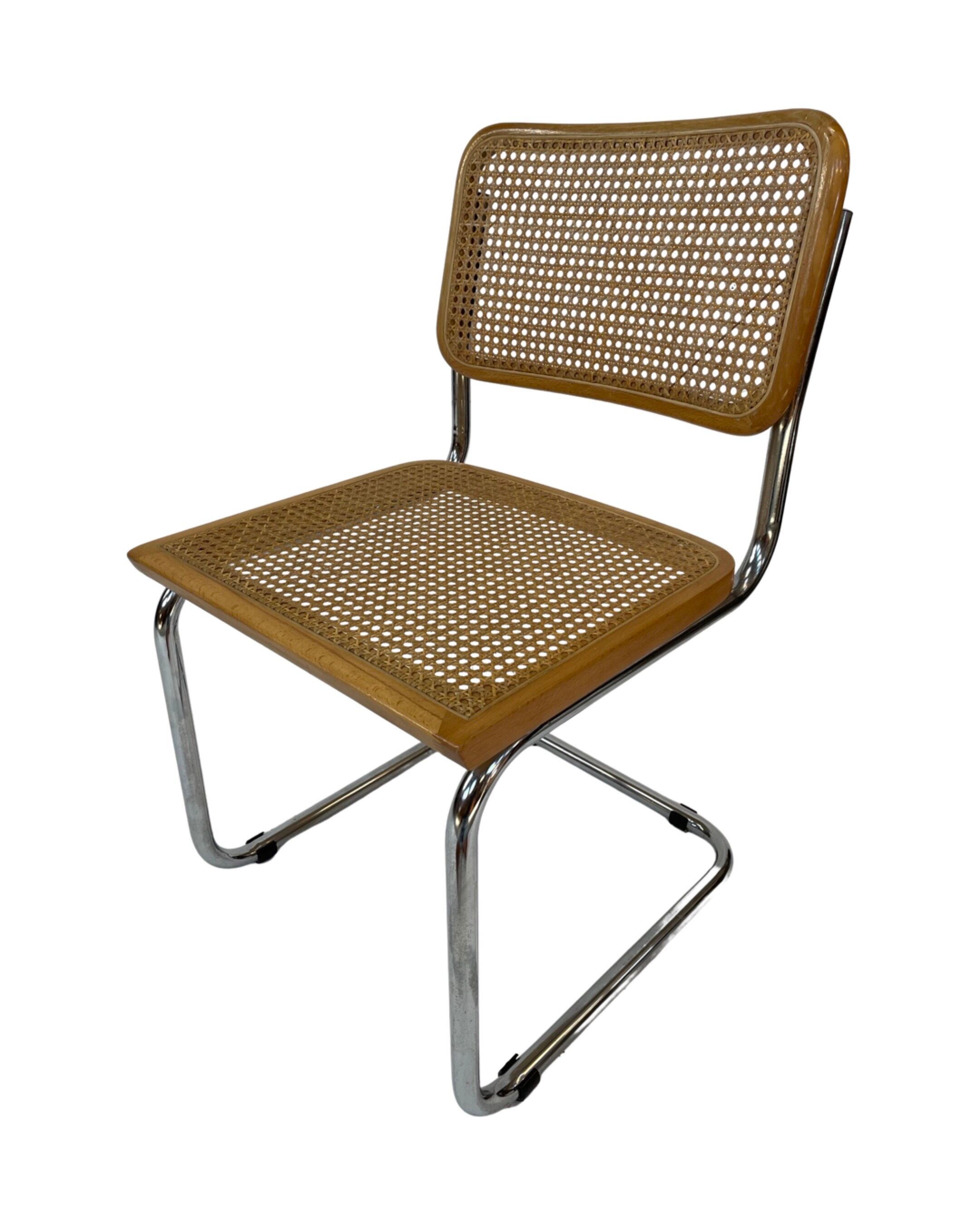 Cesca design chair b32 model in chrome