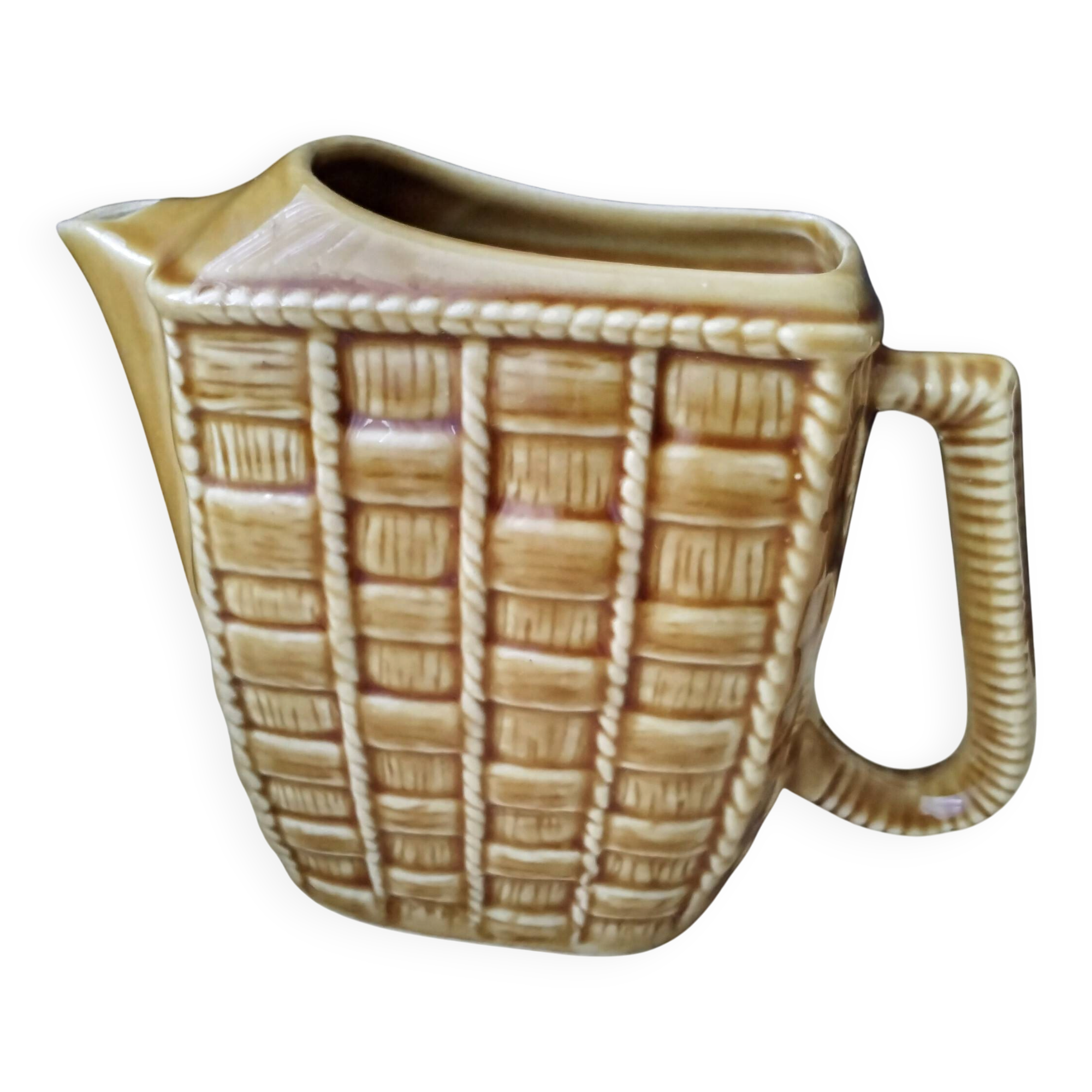 Ancien pichet , cruche à eau en céramique 750 ml