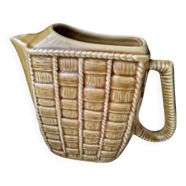 Ancien pichet , cruche à eau en céramique 750 ml