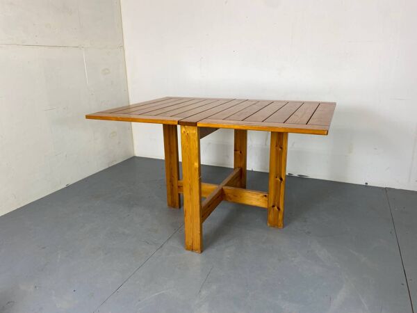 Table à manger vintage de style Japandi Chapo du milieu du siècle, 1960