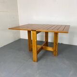 Table à manger vintage de style Japandi Chapo du milieu du siècle, 1960