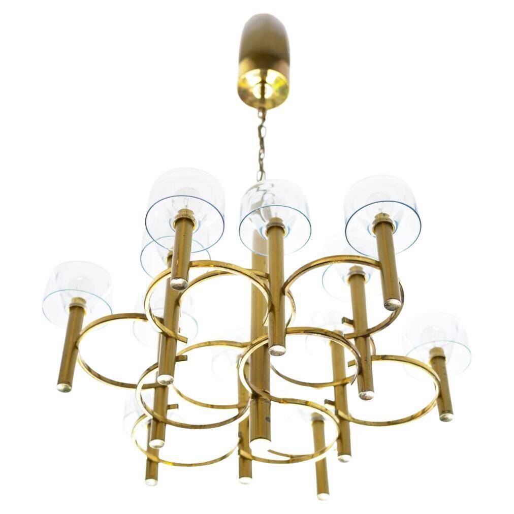 Sculptural Pendant Lamp by Gaetano Sciolari