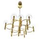 Lampe suspendue sculpturale par Gaetano Sciolari