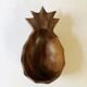 Wooden pocket tray, pineapple shape