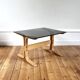 Vintage Scandinavian glass coffee table 1960 Ingmar Relling
