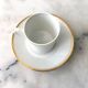 Set de 8 tasses à café en porcelaine de Sologne