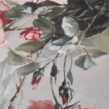 Old pink pattern painting