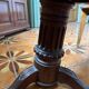 Piano stool / swivel stool in solid wood