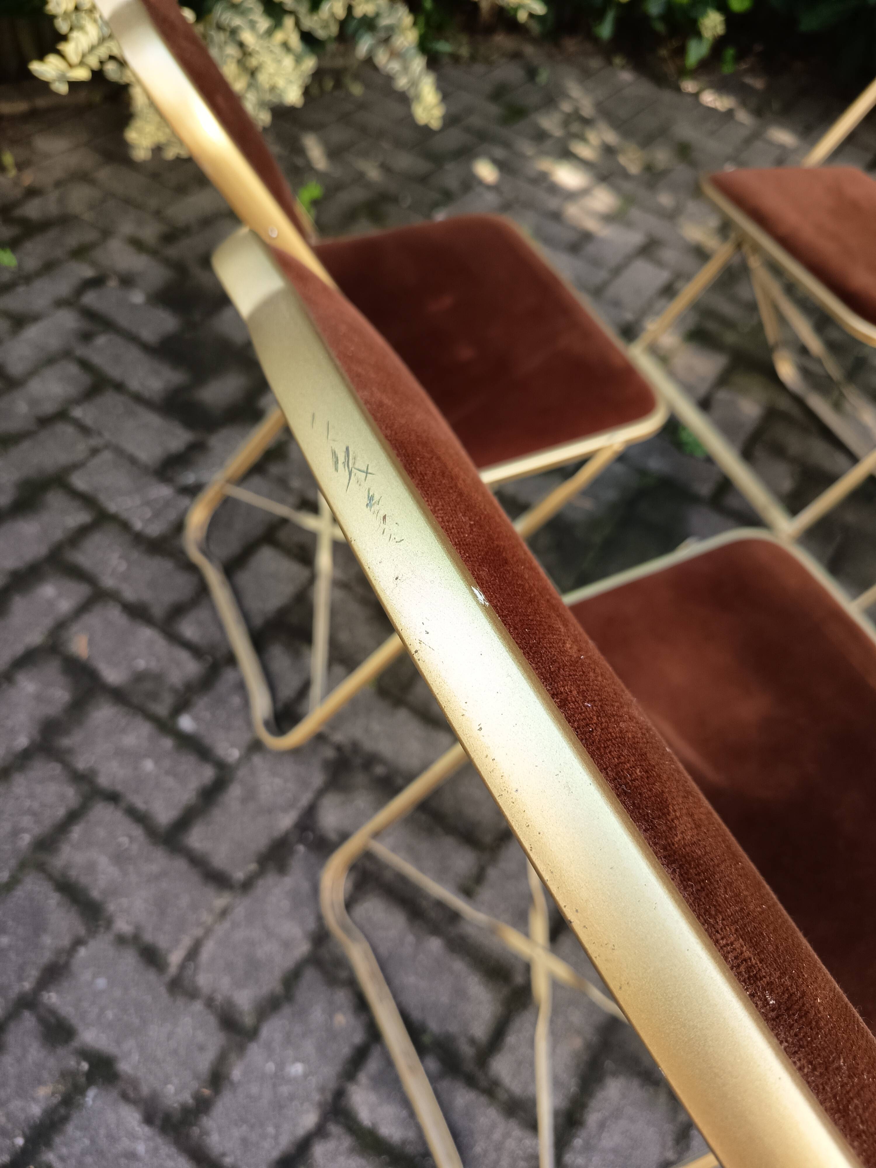 4 folding chairs, Chaisor, 1970