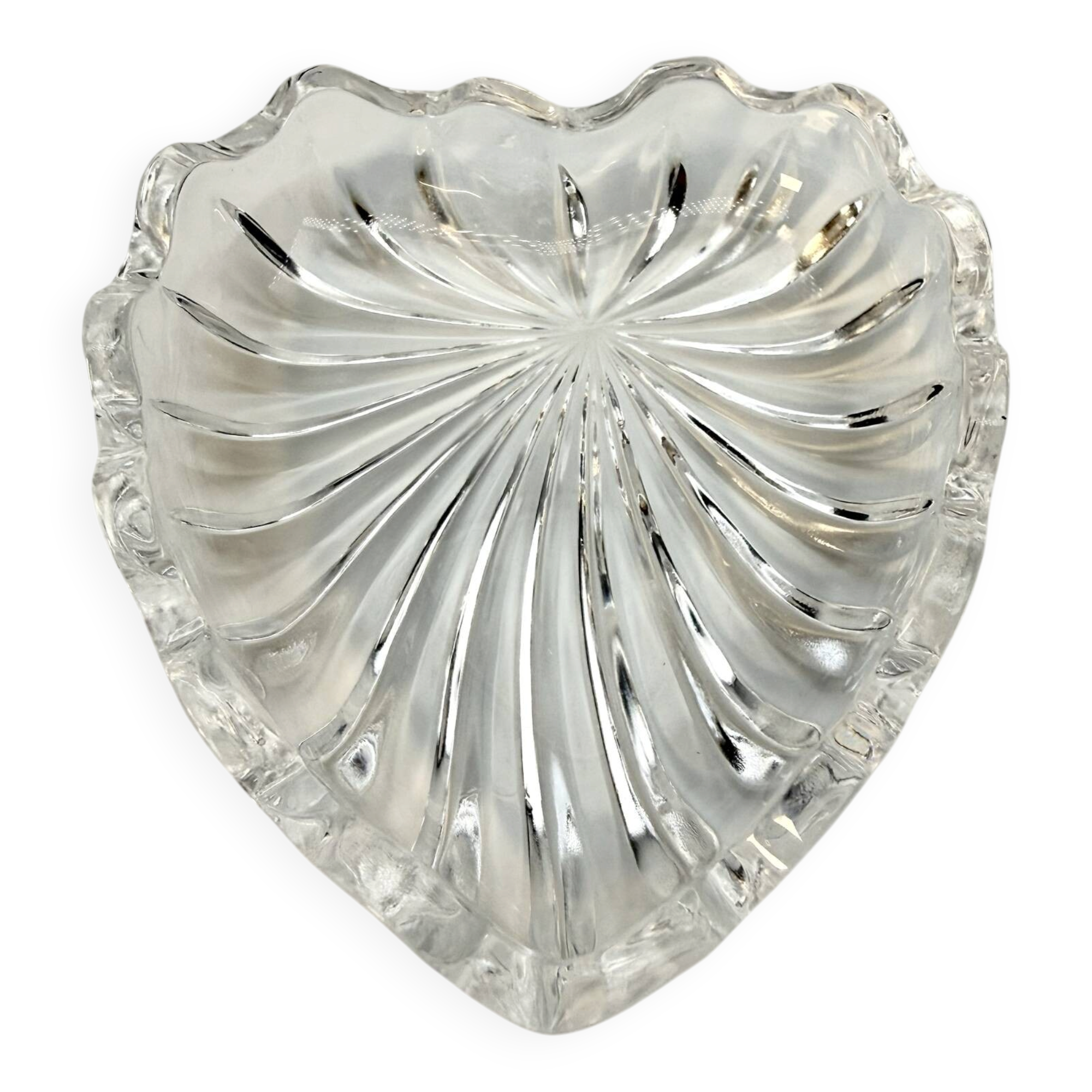 Small crystal shell-shaped dish – Key tray or jewellery holder