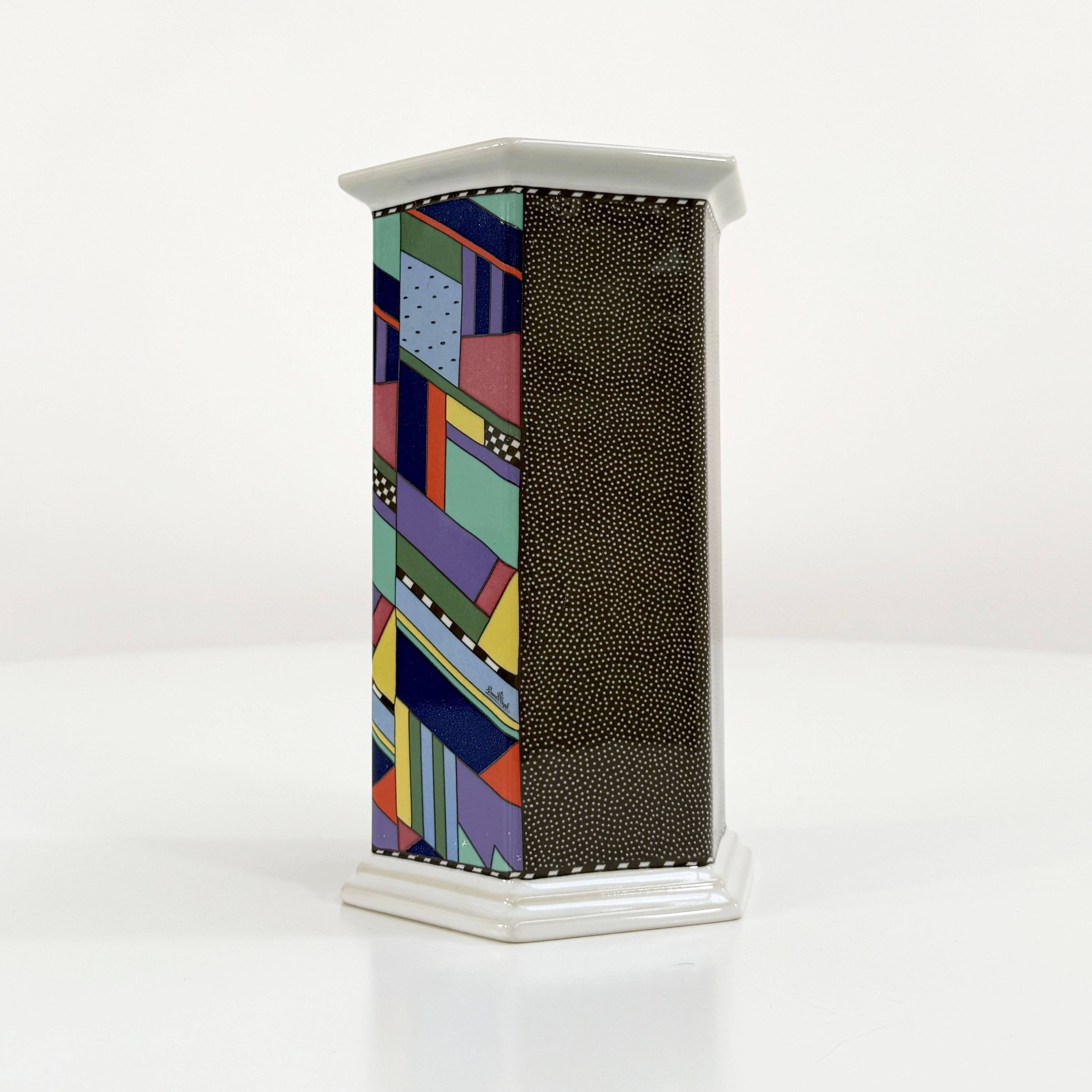 Scenario Metropol Vase by Barbara Brenner for Rosenthal, 1990