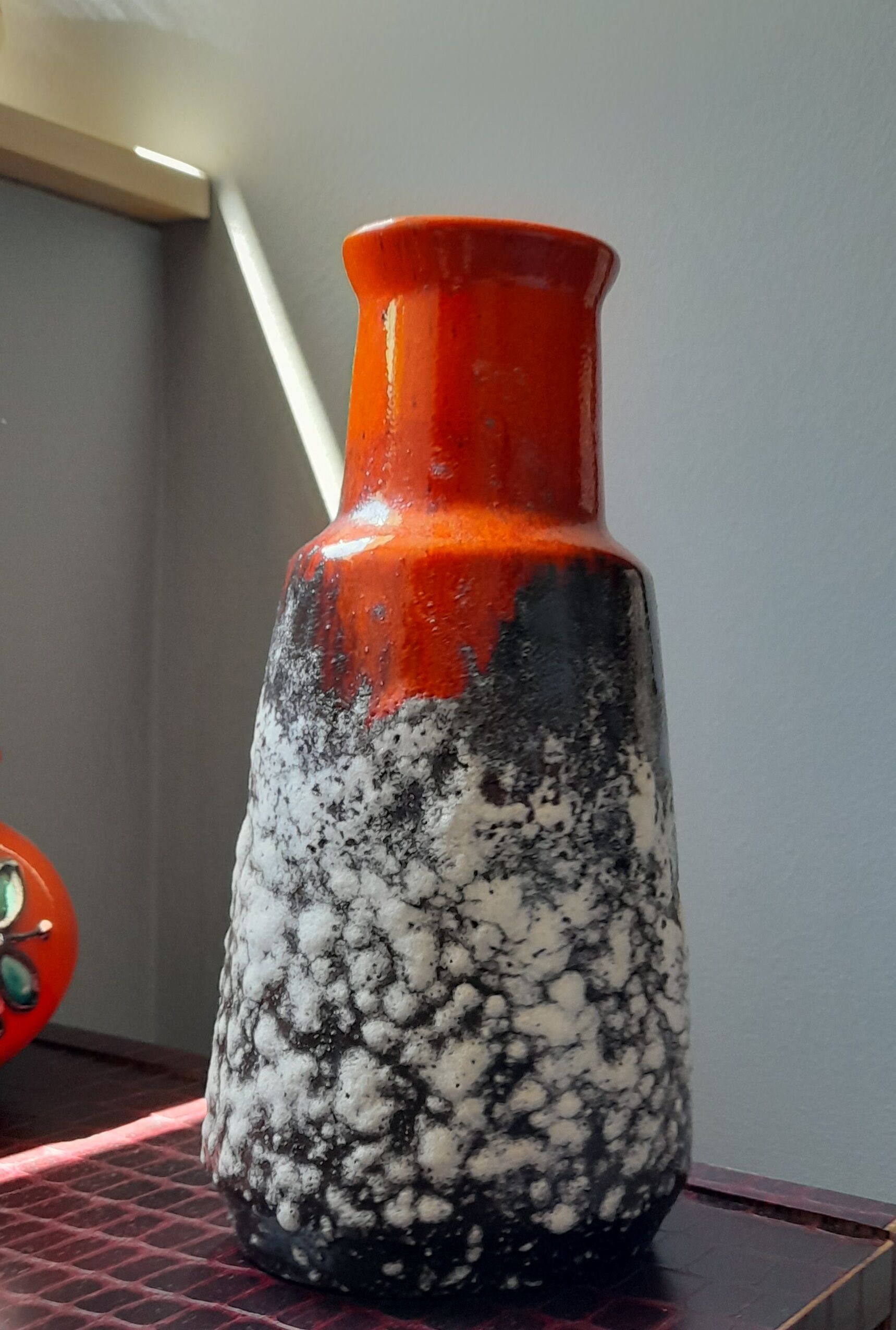 Vase Scheurich West germany lava