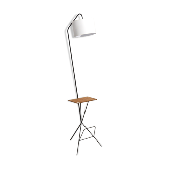 Lampadaire années 60 avec tablette