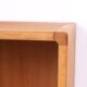 Danish design oak chest of drawers with open display case