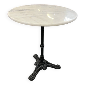 Table bistrot en marbre