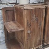 Pair of art deco bedside tables